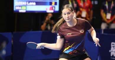 Dakota Ferrer obtiene medalla de oro en tenis de mesa en los juegos suramericanos juveniles