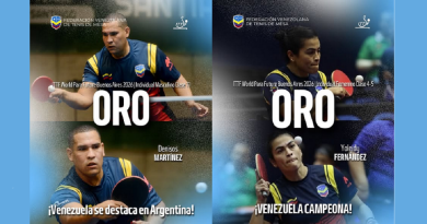 Oro para Venezuela en el ITTF Para Future Buenos Aires 2026