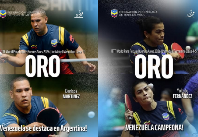 Oro para Venezuela en el ITTF Para Future Buenos Aires 2026